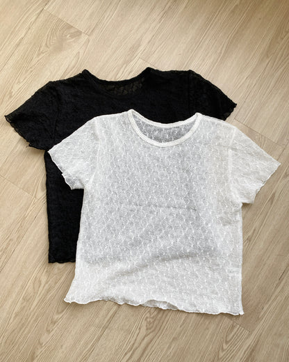 現貨 TP514 Lace Top - White | Black