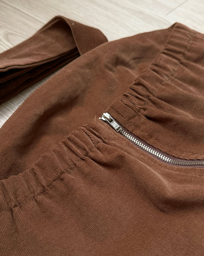 TP567 Corduroy Muffler Top - Mocha | Black