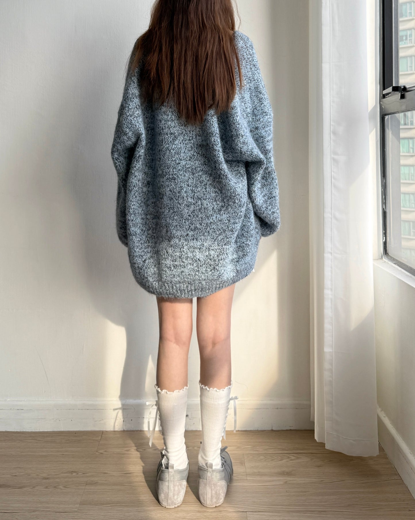 CD056 Cardigan Top Set - Yellow | Blue