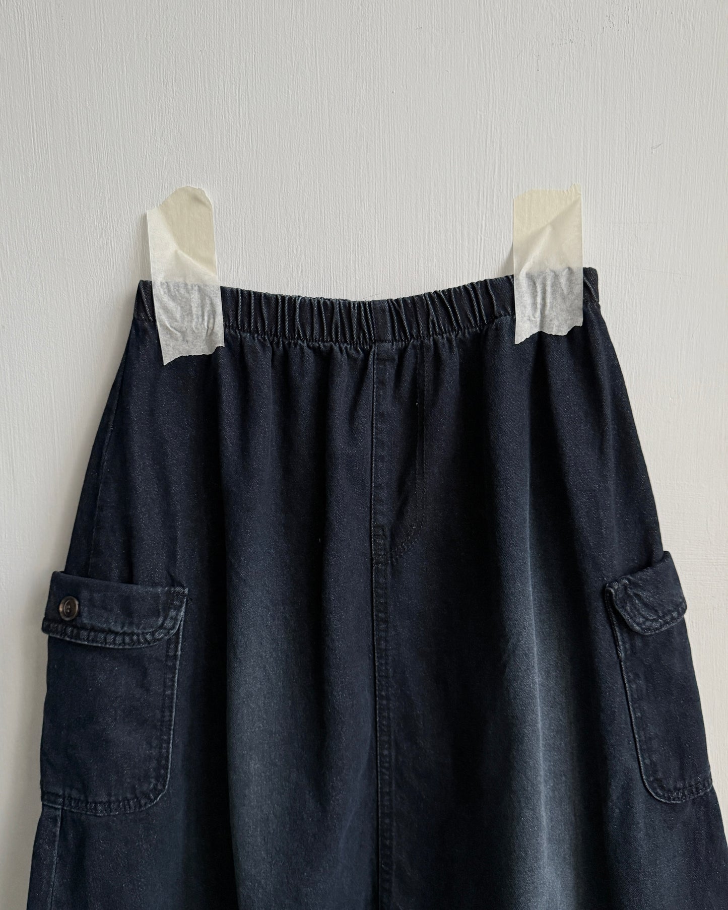 SK215 Balloon Skirt - Dark Denim