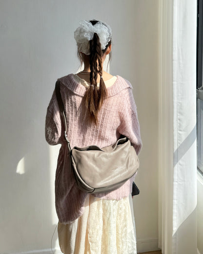 CD058 Fleur Cardigan - Gray | Pink