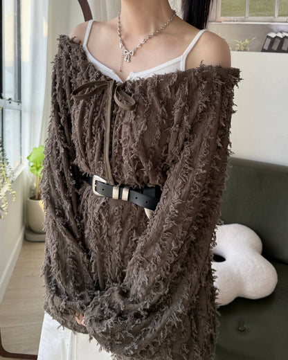 TP573 Crumbble Blouse - Khaki | Black | Ivory