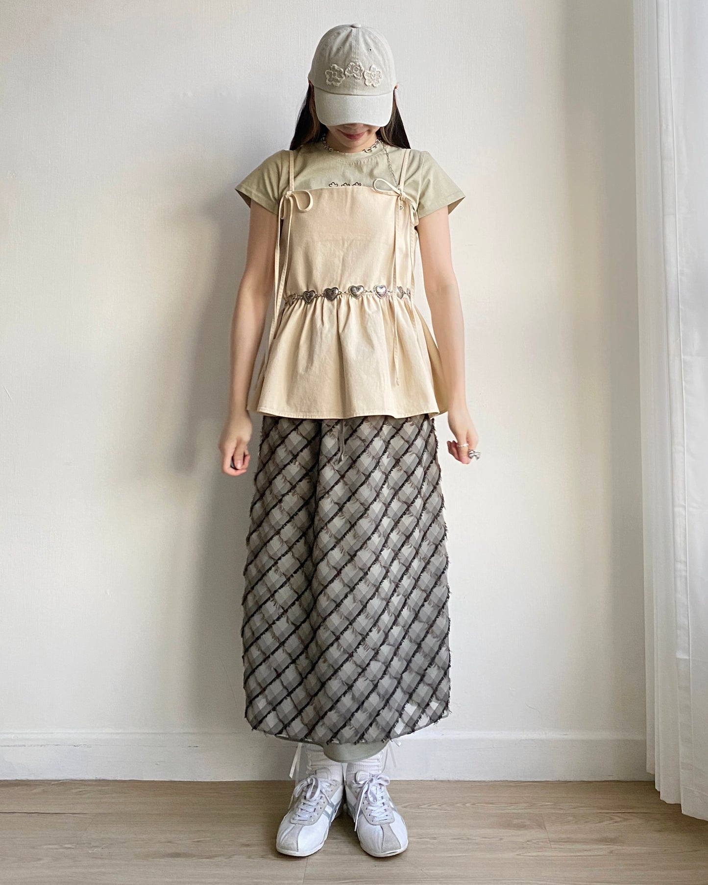 現貨 VT239 Denim Vest - Ivory