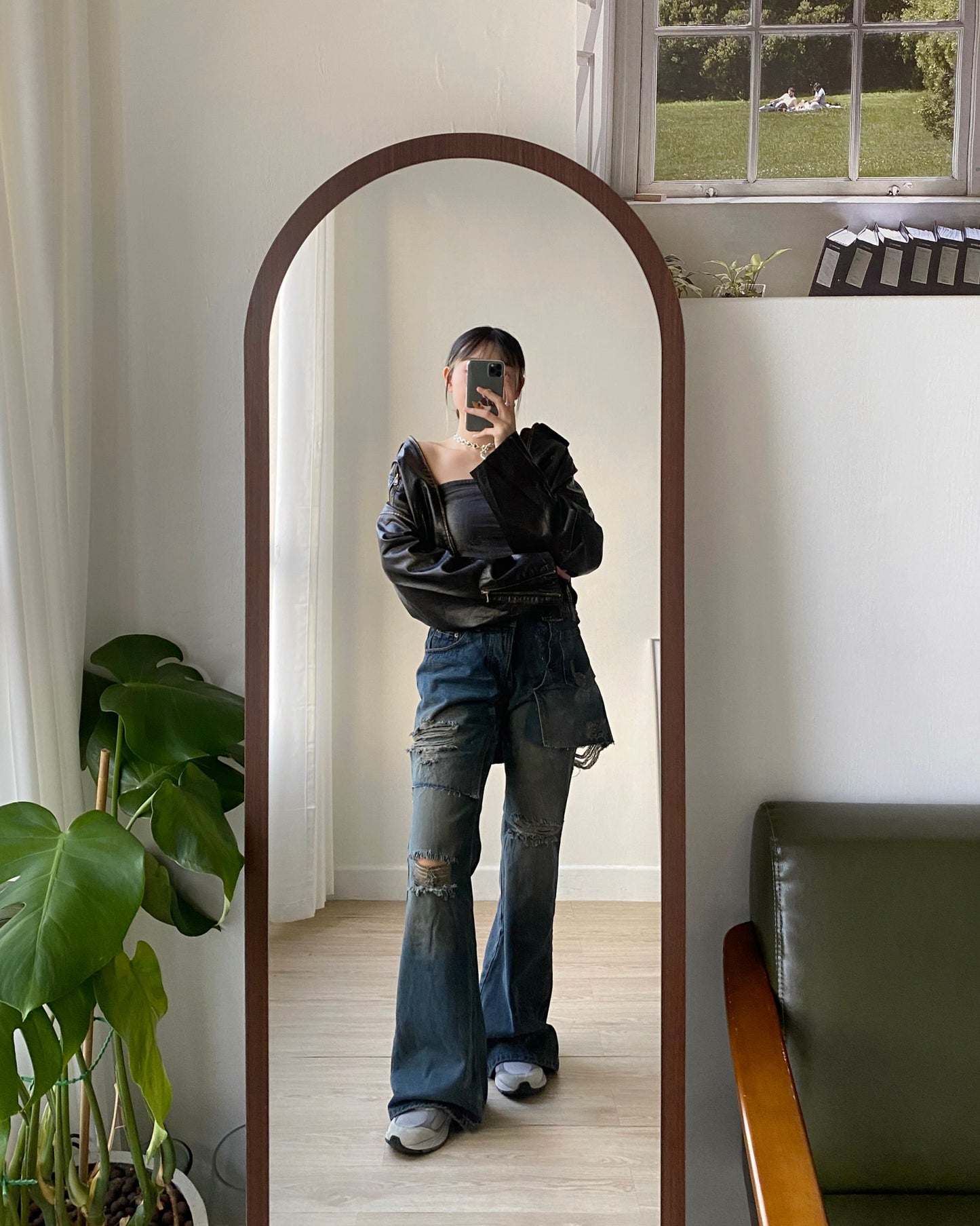 現貨 TP482 Denim Tube Top - Navy