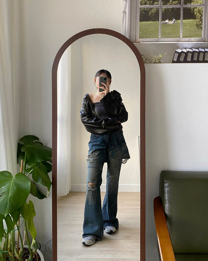 現貨 TP482 Denim Tube Top - Navy