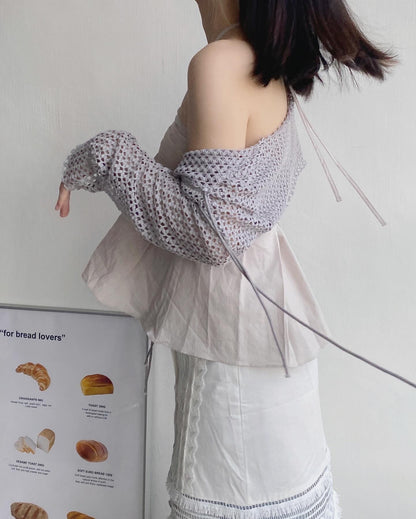 現貨 TP471 2way Tube top - Gray | Black