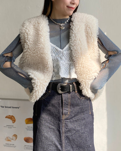 現貨 TP485 JP 2way Sheer Top - Blue | Charcoal