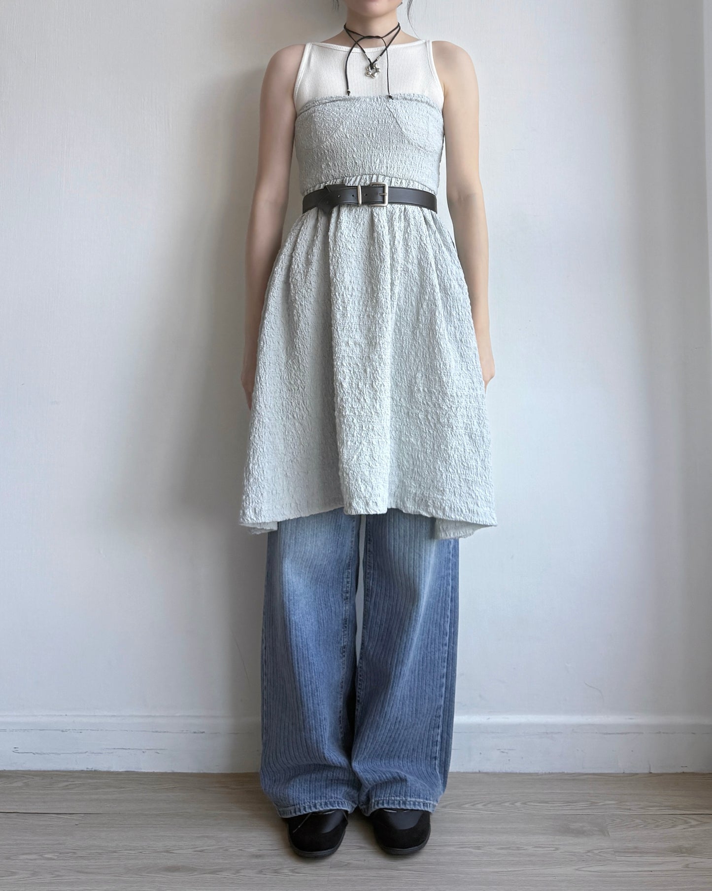 DS283 Wrinkle OPS - Light Blue | White
