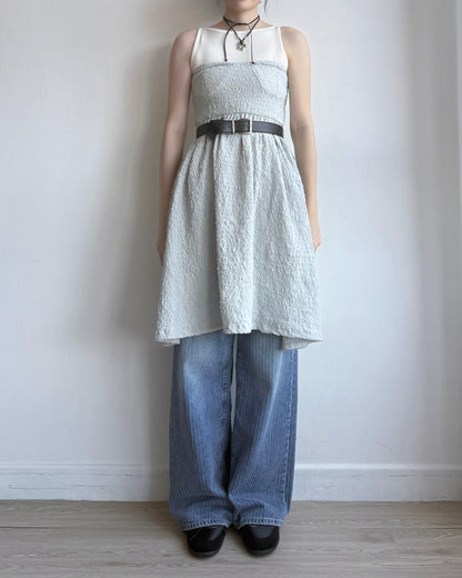 DS283 Wrinkle OPS - Light Blue | White