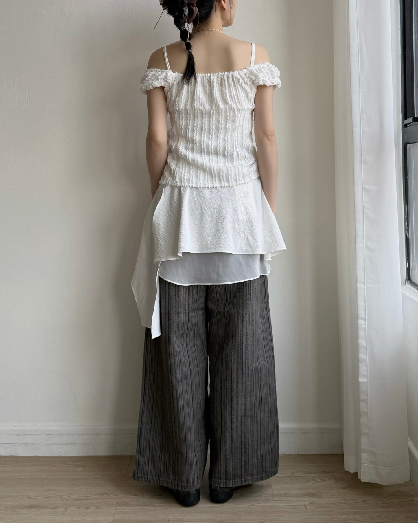 DS291 Chiffon OPS - Black | White