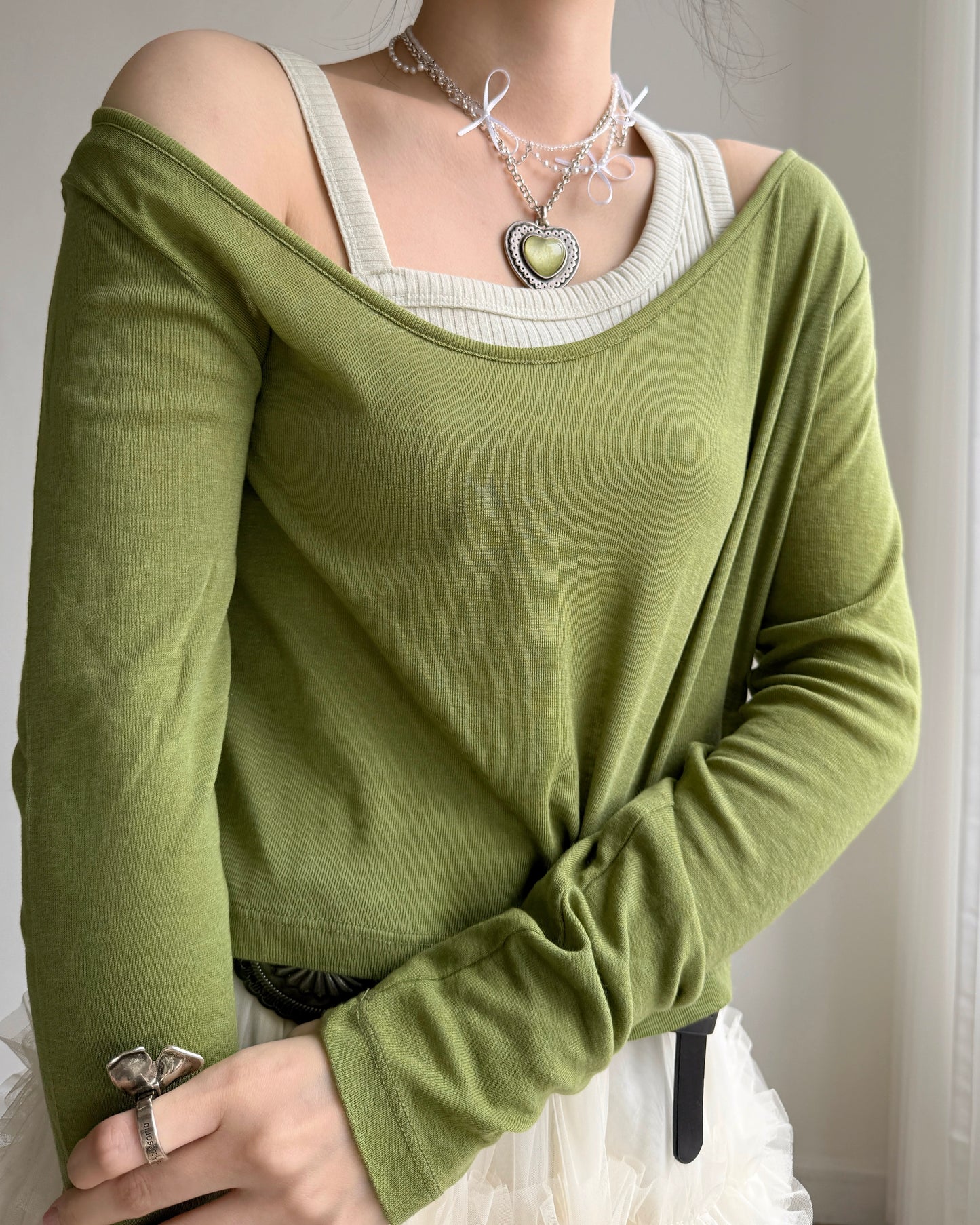 TP566 Simply Tee - Green | Gray | Black