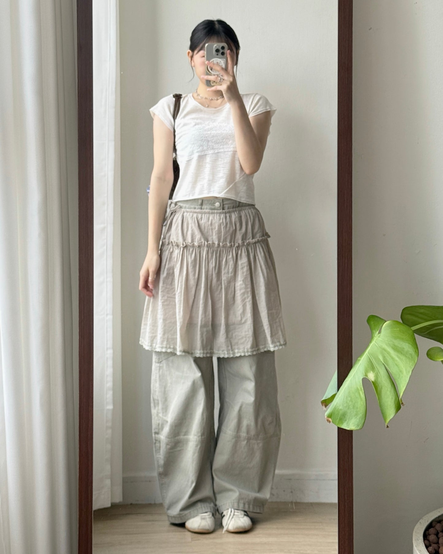 TP600 Patchwork Top - White | Gray | Black