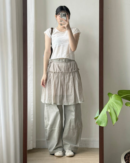TP600 Patchwork Top - White | Gray | Black