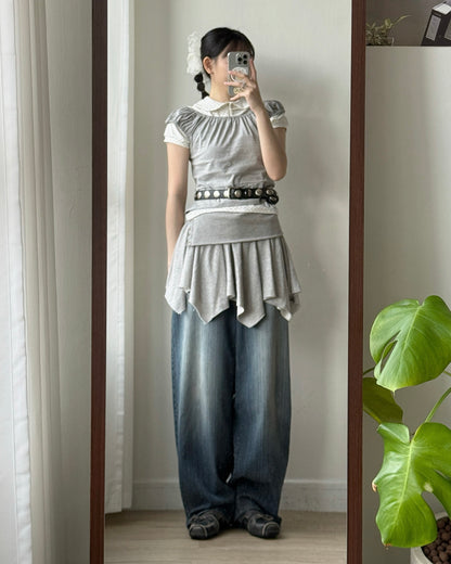 VT285 Flat Off Vest - White | Gray | Red