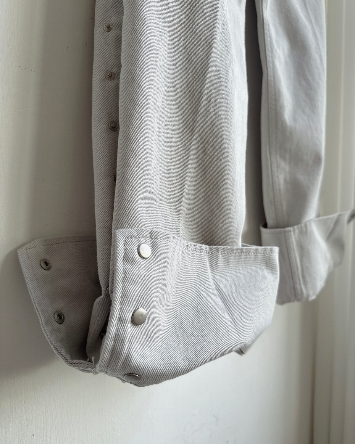 JN068 Flip Wide Jeans - Gray | Black