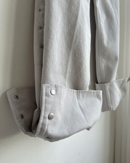JN068 Flip Wide Jeans - Gray | Black