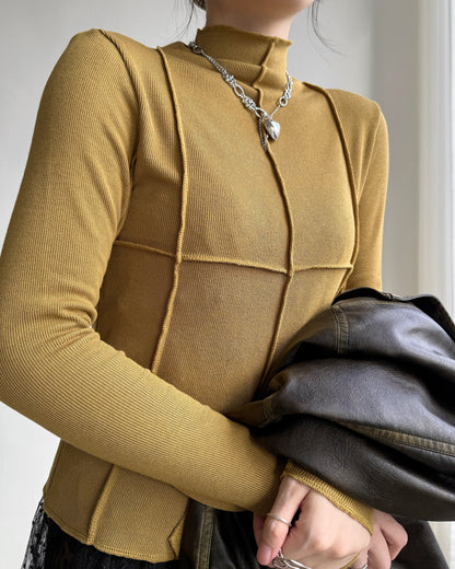 TP557 Surf Top - White | Mustard | Black