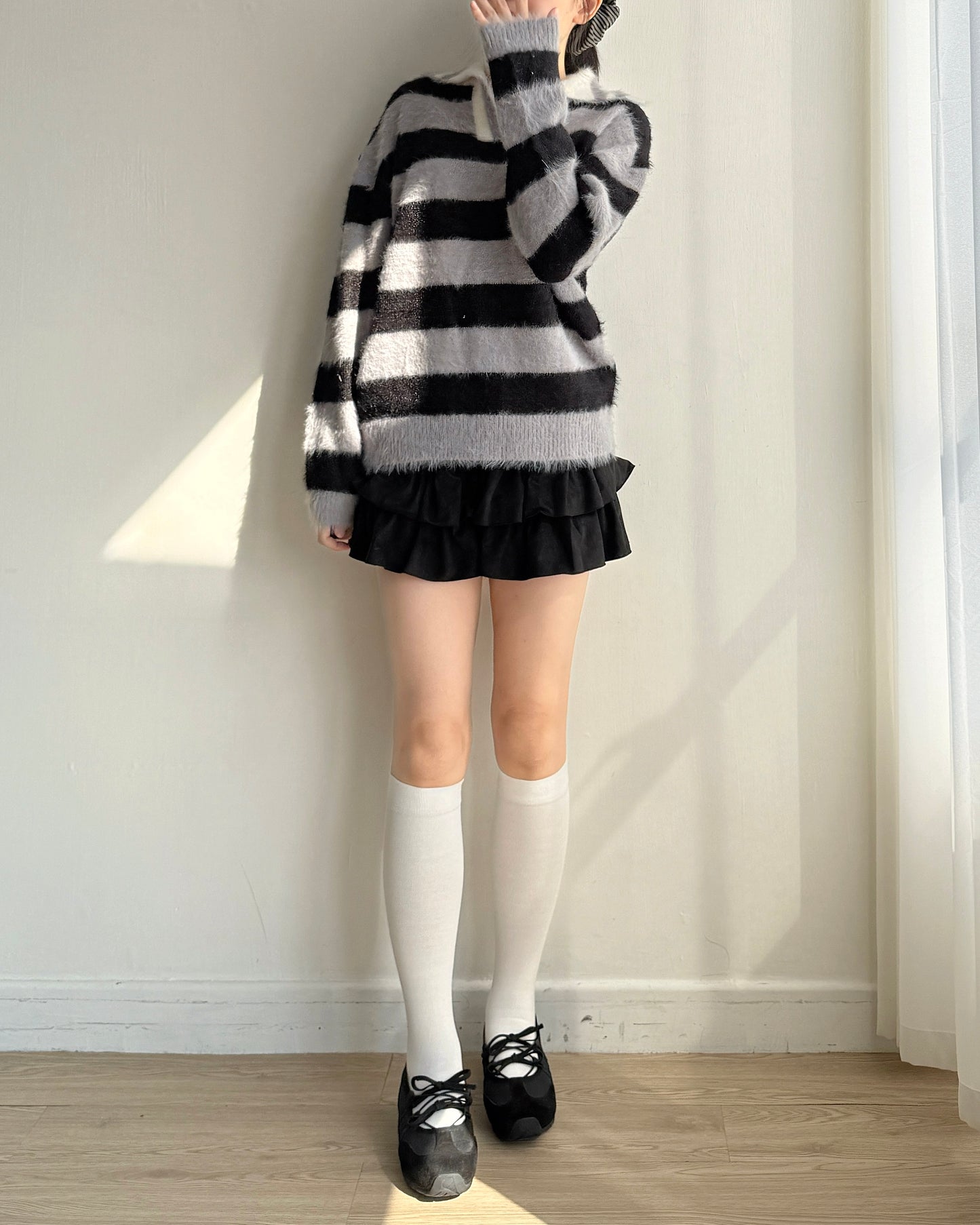 TP556 MoMo Striped Knit - Blue | Black