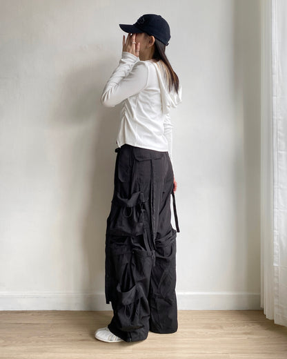 PT069 2way Pants - Beige | Black