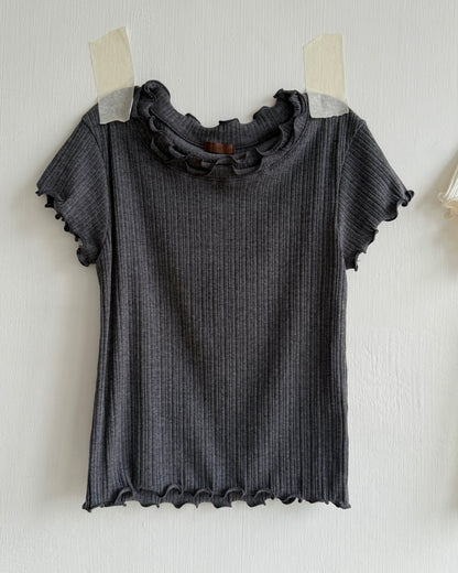 TP586 Wave TEE - Ivory | Blue | Charcoal