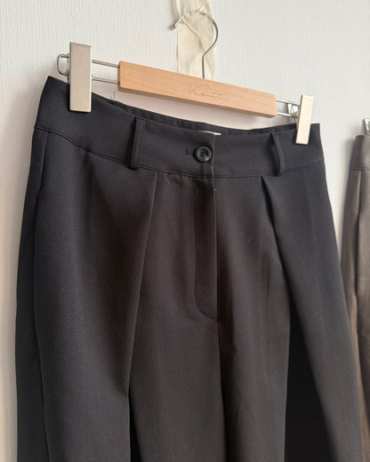 (🧨7-11/2限定優惠) PT079 Wide Pants - Khaki | Black