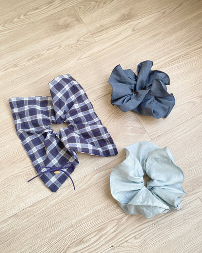 (🥨買2送1) KA334 Square Hair Accessories - Checkered