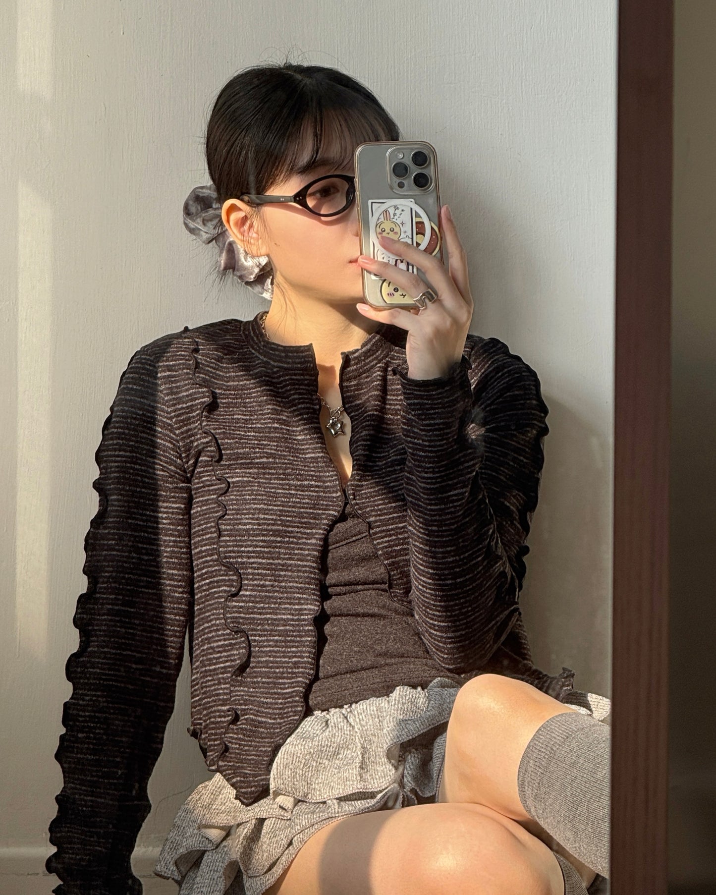 TP562 開叉微性感上衣 - Pink | Black