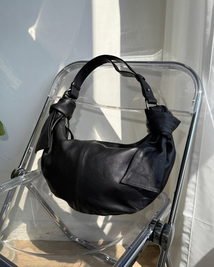 早鳥限定優惠🥨 BG034 Side-Knotted Lambskin Hobod
