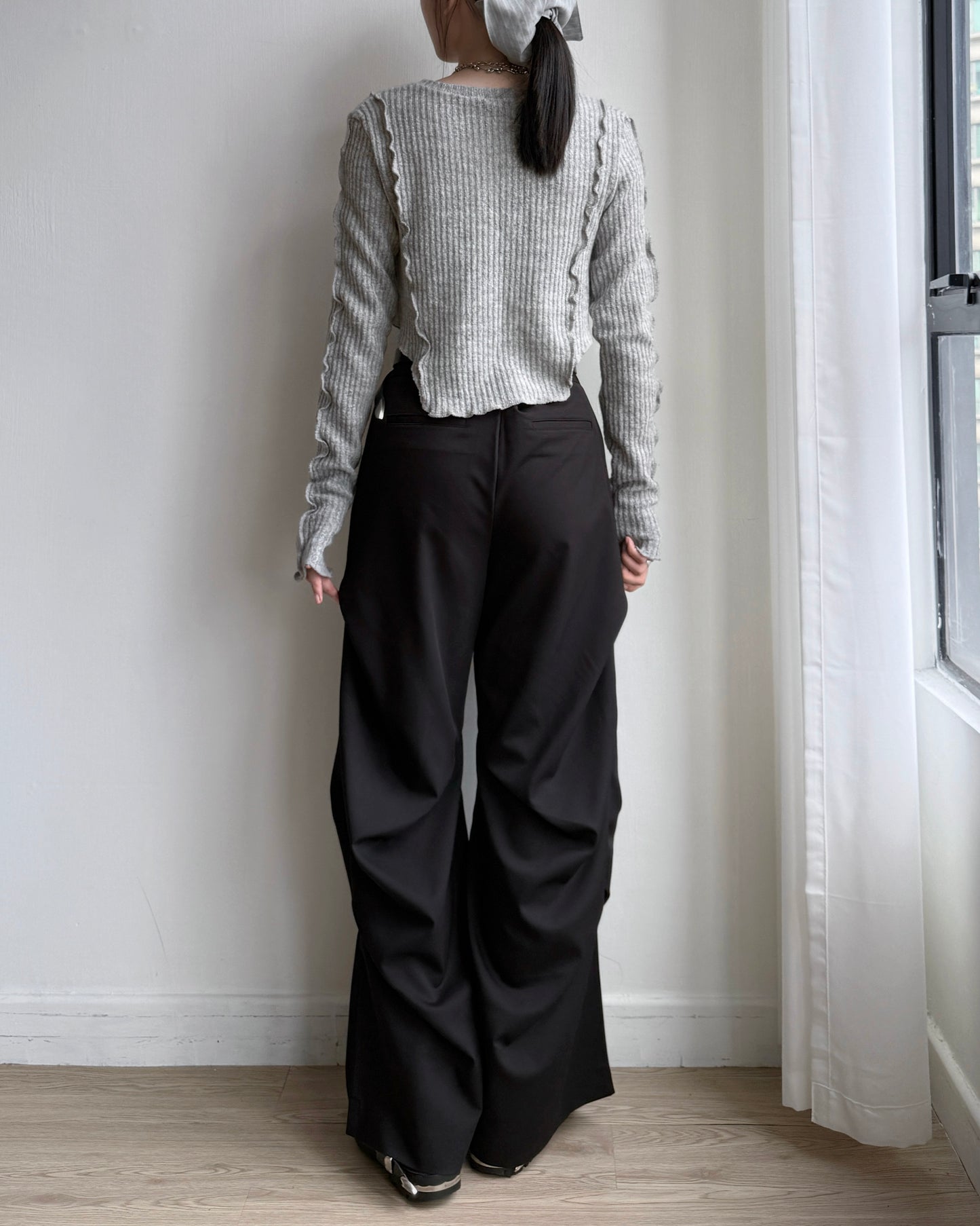 PT075 Eiffel Pants - Black