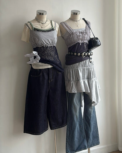 JN067 Low Waist Bootcut Denim