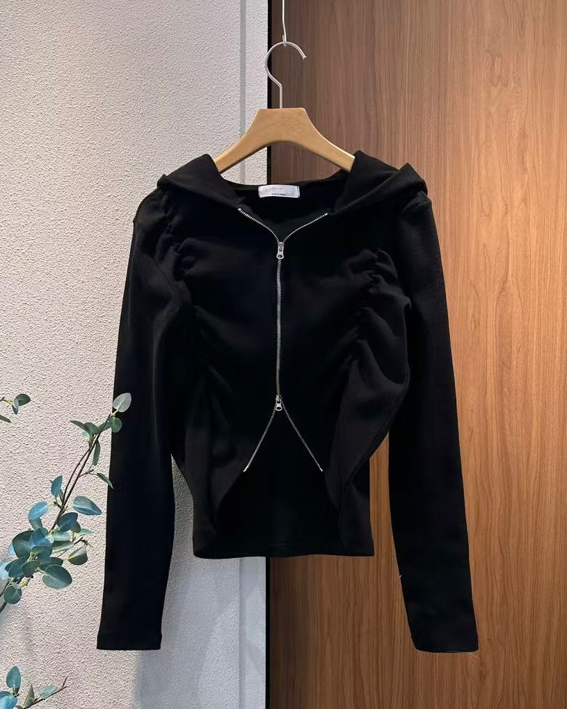 JK038 Casual Jacket - Gray | White | Black