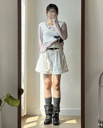 VT335 U-Neck Vest - Black | Cloud | Ivory | Gray