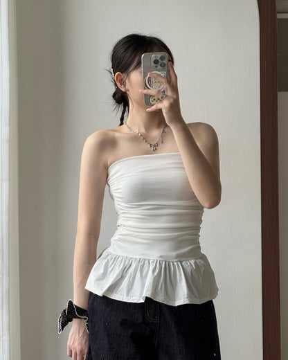 TP593 Bubble Tube Top - White | Black | Gray