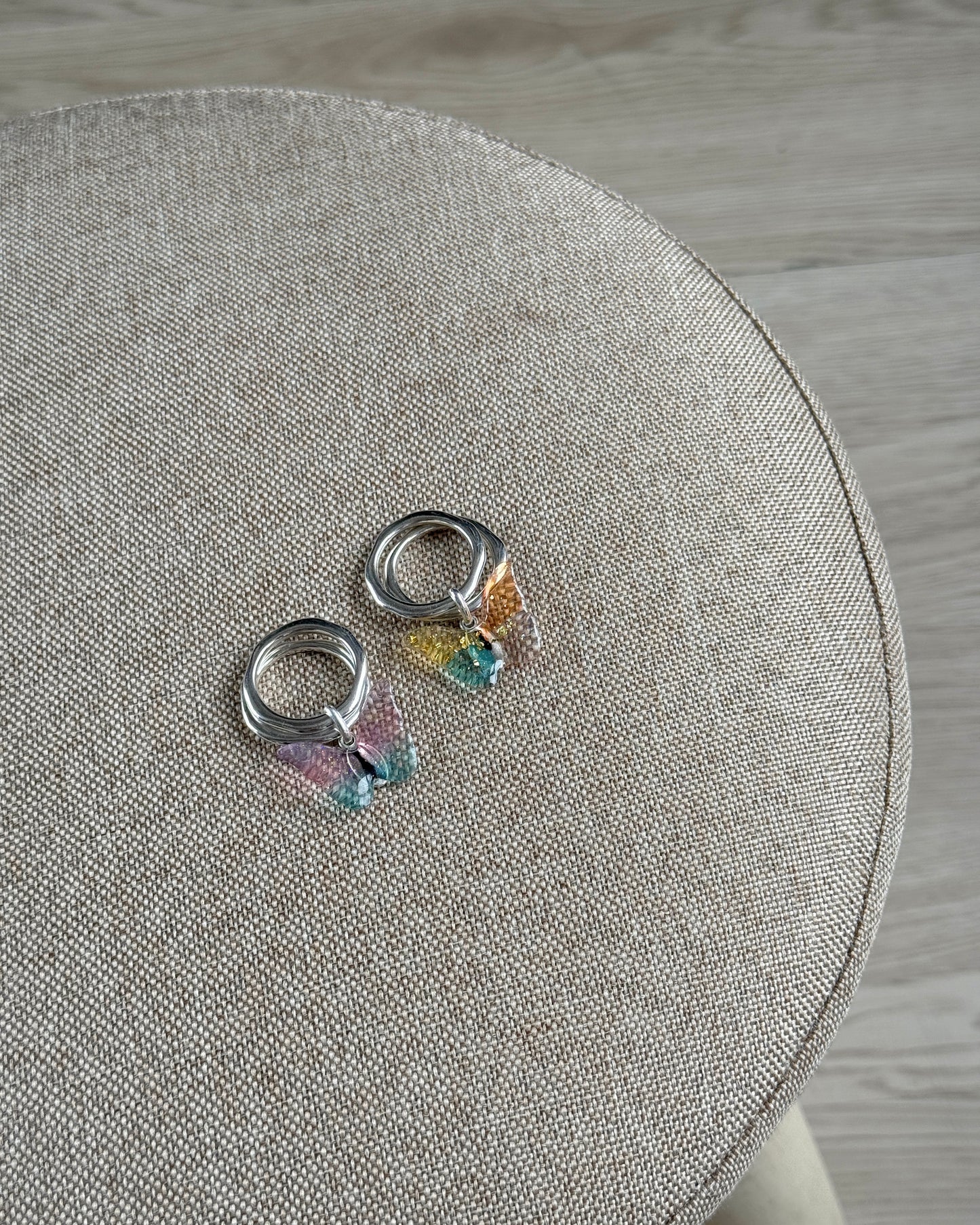 現貨 OA008 OtroAccesorio 🦋 Ring - Pink | Yellow