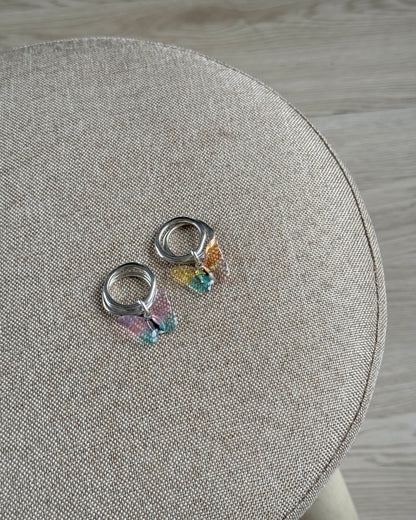 現貨 OA008 OtroAccesorio 🦋 Ring - Pink | Yellow