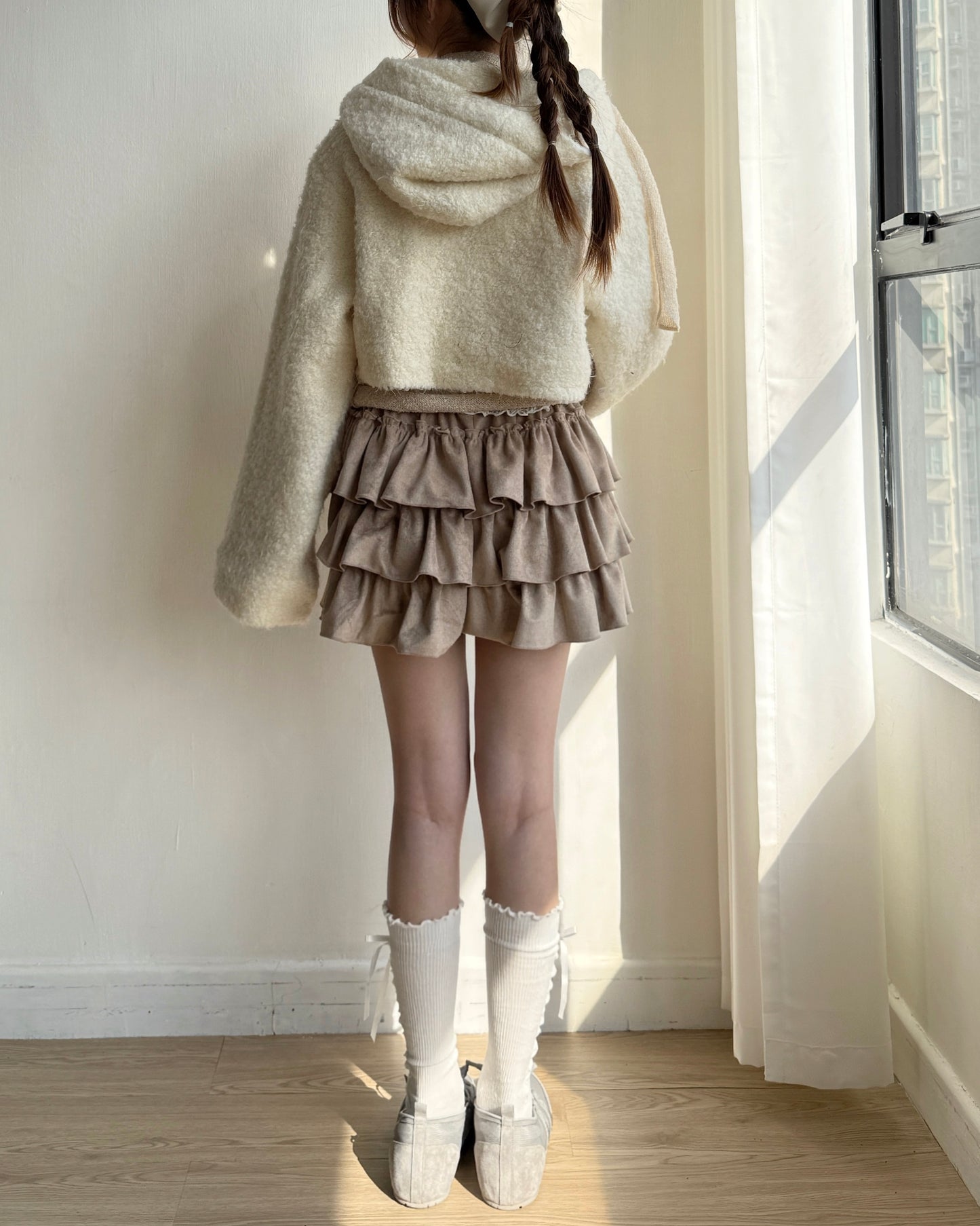 🐏 早鳥限定優惠 JK041 Eve Wool Jacket - Ivory | Black