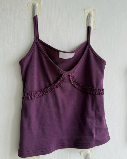 VT313 Frill Sleeveless - Gray | Blue | Purple | Black
