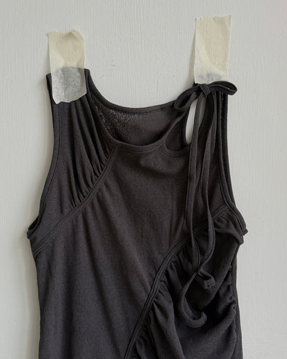 VT306 Crew Sleeveless - Ivory | Olive | Charcoal