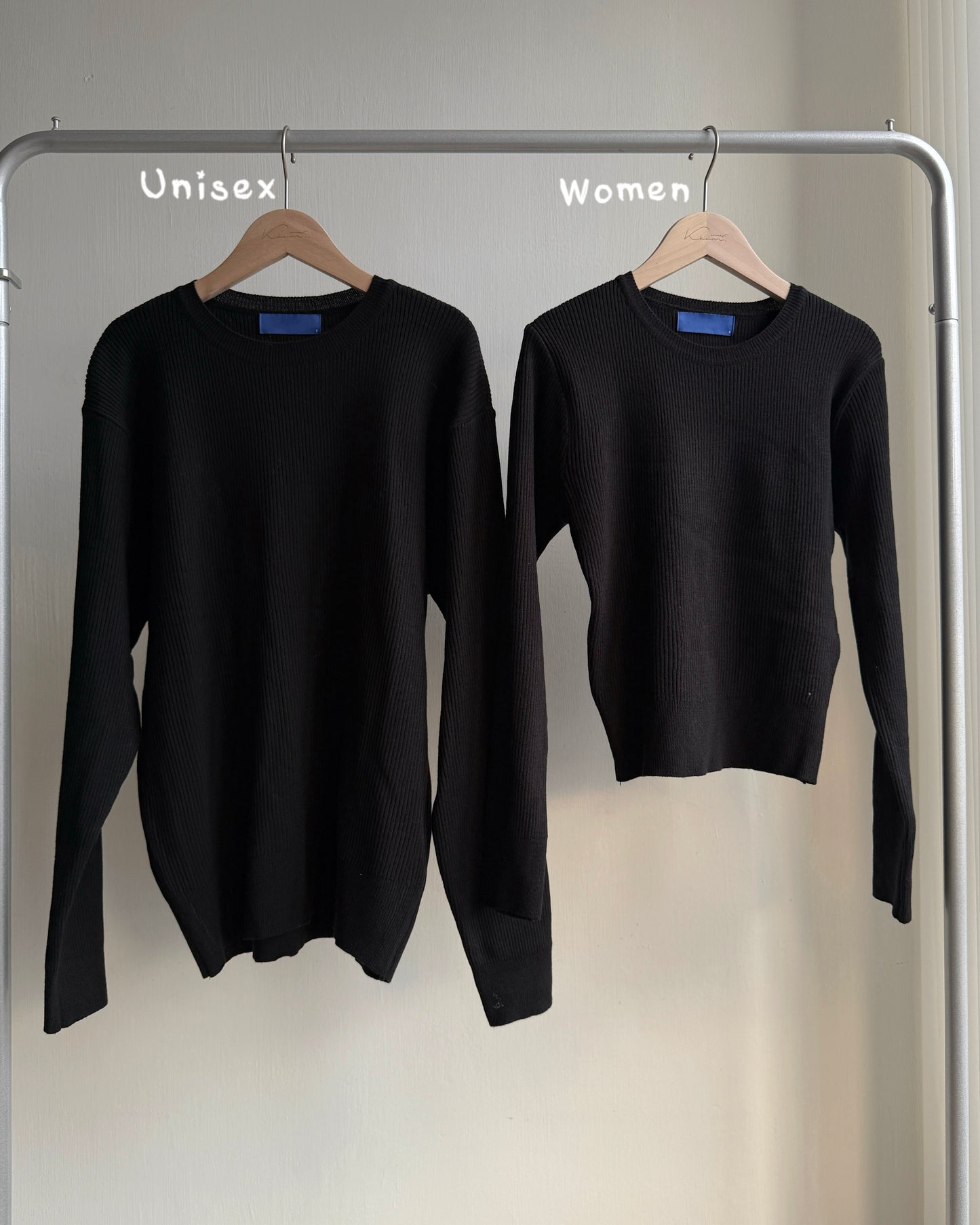 TP558 Ribbed Knit (Women) - Beige | Gray | Black