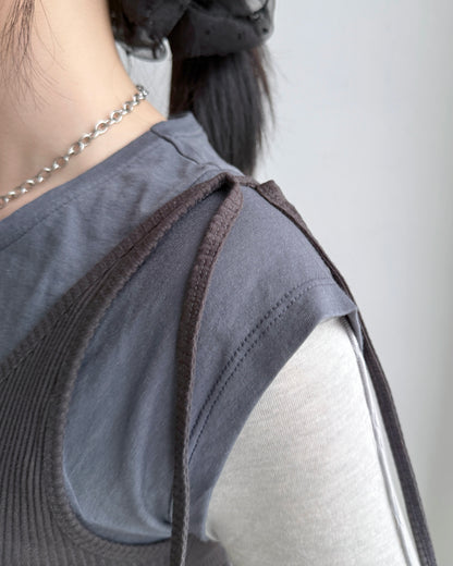 VT262 Must Have!!! Vest - Beige | Brown | Charcoal