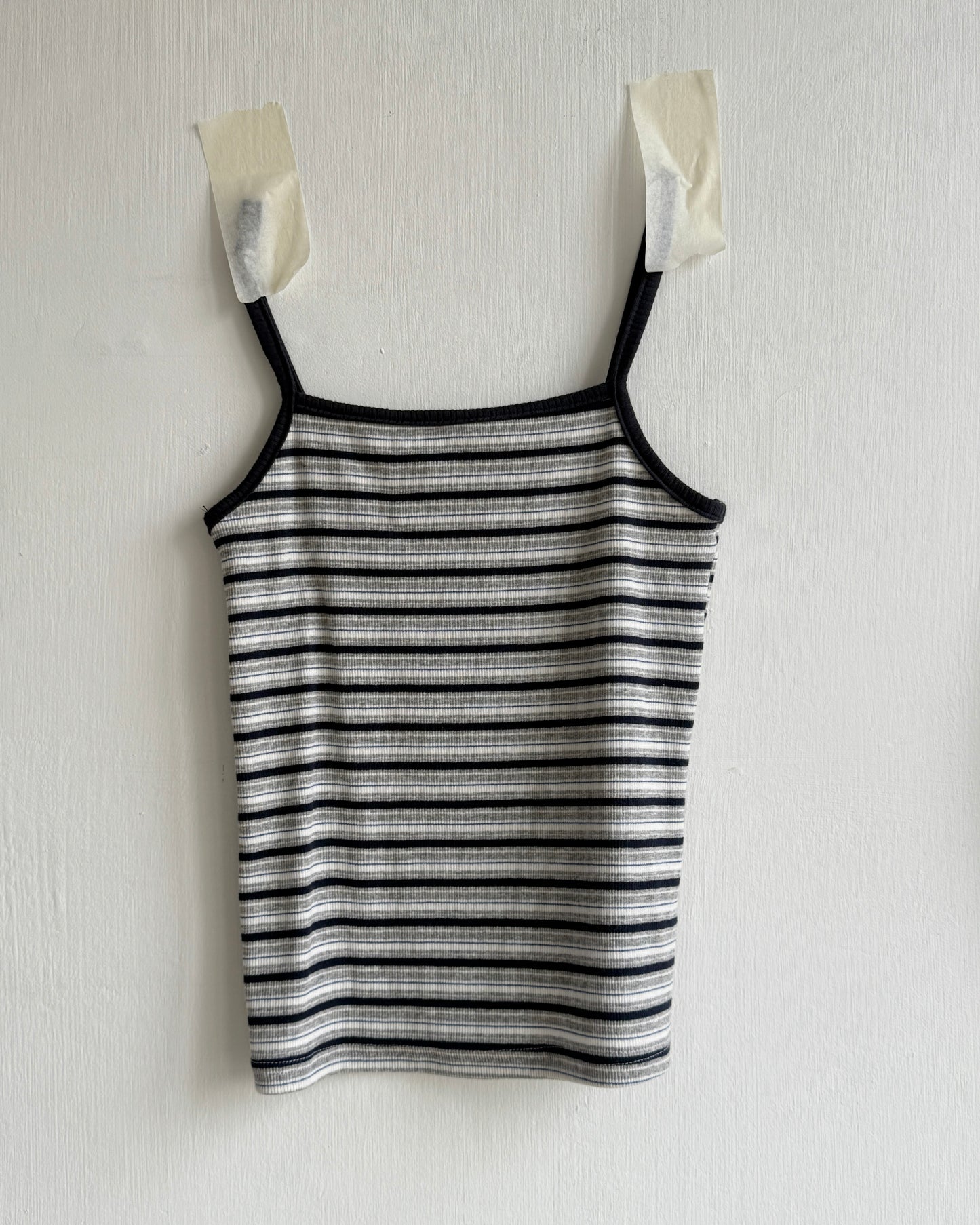 VT293 Striped Vest - Green | Navy
