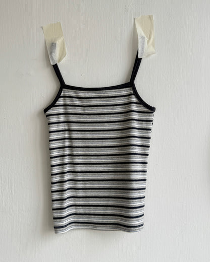 VT293 Striped Vest - Green | Navy