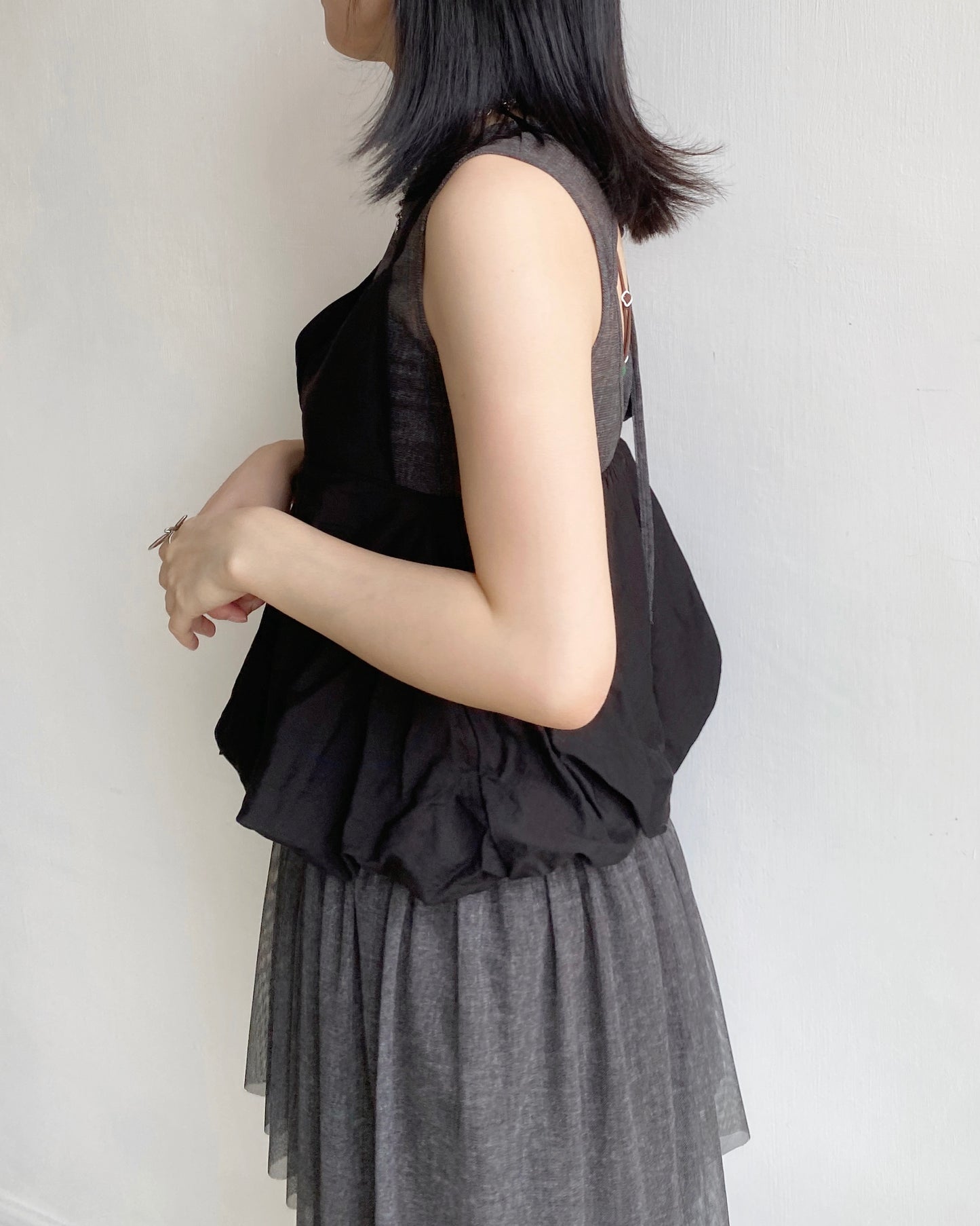 DS270 Sheer Ops - Black | Orange