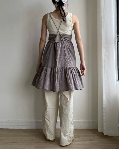 VT307 Star Ribbed Sleeveless - Gray | Butter