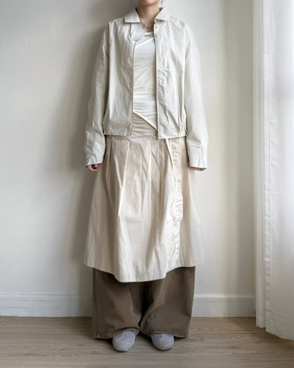 🍂早鳥限定優惠 JK039 Trench Blouson - Ivory | Black