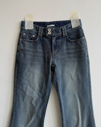 JN067 Low Waist Bootcut Denim