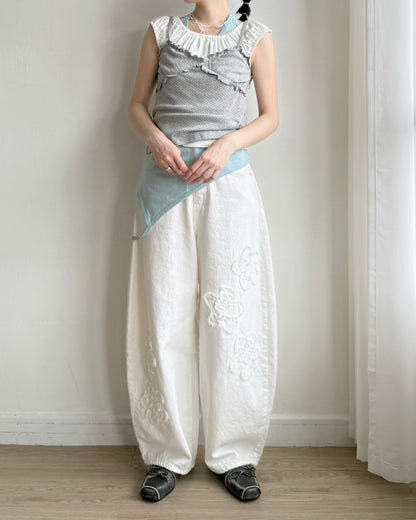 VT285 Flat Off Vest - White | Gray | Red