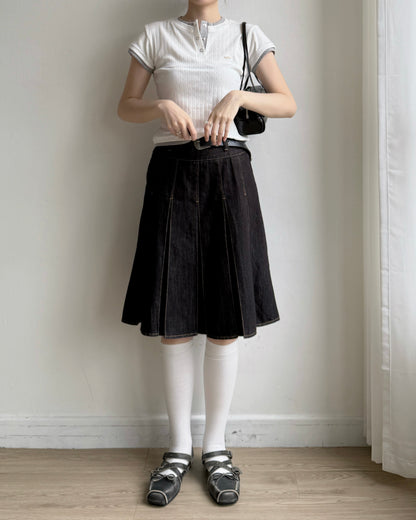 TP590 Layer QQ Top - Gray | White