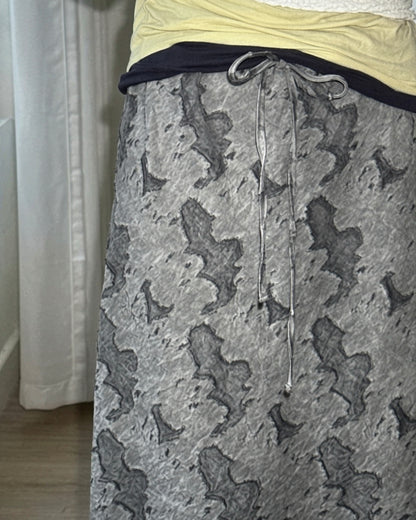 SK230 Textured Maxi Skirt - Beige | Charcoal | Black