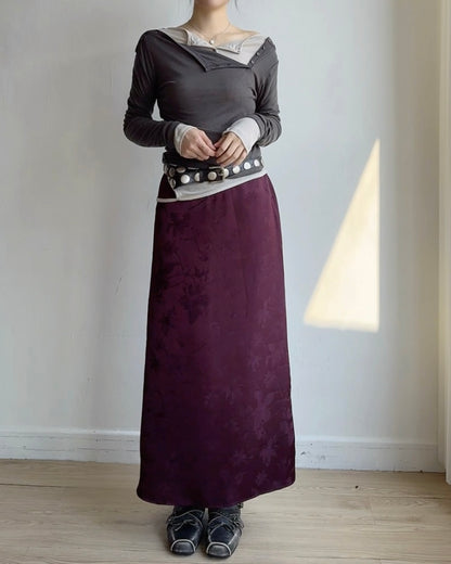 TP622 Ribbed Button Asym Top - Black | Gray | Plum | Charcoal | Mint | Ivory